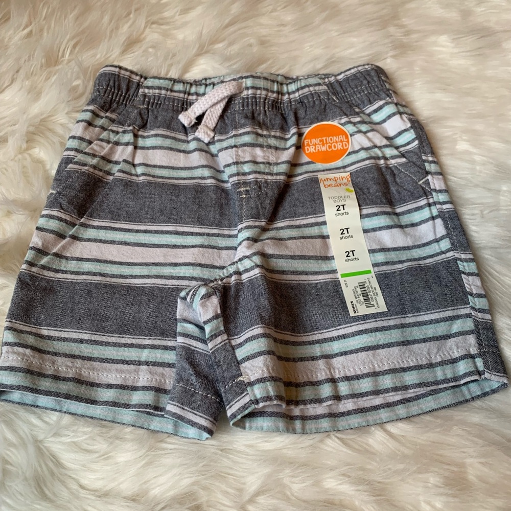 Jumping Bean Toddler Boys Striped Shorts Size 2T NWT
